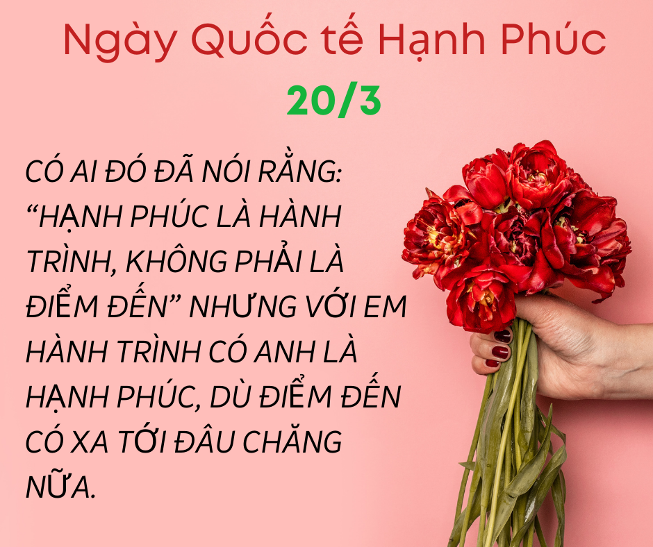 Lời chúc Ngày Quốc tế Hạnh phúc 20/3 hay tặng gia đình, người yêu, bạn bè - Ảnh 14