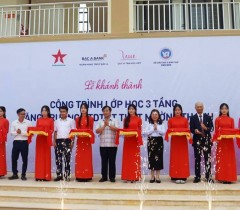 KHÁNH THÀNH CÔNG TRÌNH LỚP HỌC 3 TẦNG